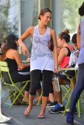 Jessica Alba - Out in West Hollywood, August 2015