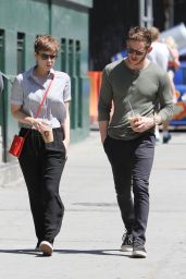 Kate Mara & Jamie Bell - Out and About in NYC, August 2015
