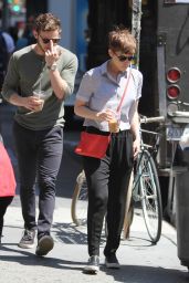 Kate Mara & Jamie Bell - Out and About in NYC, August 2015