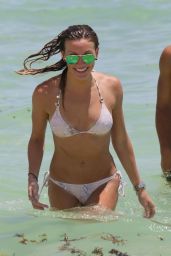 Katie Cassidy Bikini Pics - On the Beach in Miami, August 2015