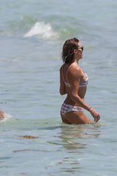 Katie Cassidy in a Bikini at a Beach in Miami, August 2015
