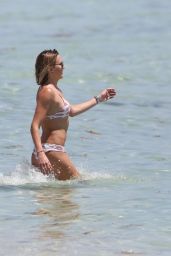 Katie Cassidy in a Bikini at a Beach in Miami, August 2015