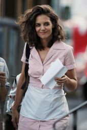Katie Holmes - All We Had Set Photos - NYC, August 2015