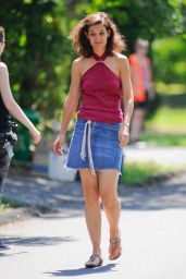 Katie Holmes on the Set of 