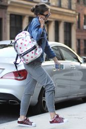 Katie Holmes Street Style - Out in Manhattan, August 2015