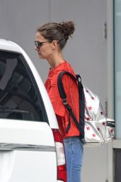 Katie Holmes Street Style - Out in New York City, August 2015