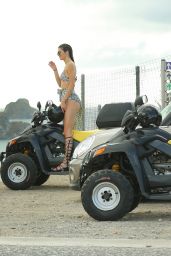 Kendall Jenner and Khloe Kardashian Riding ATV