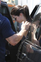 Kendall Jenner Arriving at a Studio in Van Nuys - August 2015