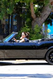 Kendall Jenner Driving in Beverly Hills, August 2015