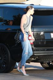 Kendall Jenner in Ripped Jeans - Out in Malibu, August 2015