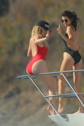 Kendall Jenner & Khloe Kardashian - Swimsuits Pics - St Barts, August 2015