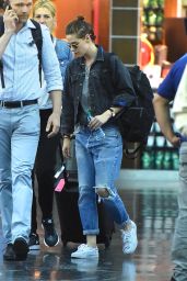 Kristen Stewart - at JFK Airport, August 2015