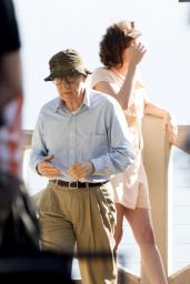Kristen Stewart - New Woody Allen Movie SEt Photos, August 2015