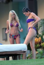 Kylie Jenner and Pia Mia Perez in Bikini In Punta Mita, August 2015