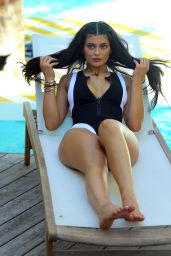 Kylie Jenner Swimsuit Photoshoot in St. Barts - August 2015