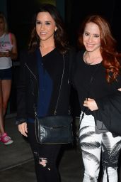 Lacey Chabert & Amy Davidson at the Taylor Swift Concert in LA, August 2015