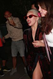 Lady Gaga – Leaving a restaurant in West Hollywood, August 2015