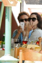 Lana Del Rey On Holiday With Boyfriend Francesco Carrozzini in Portofino, August 2015