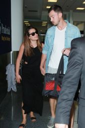 Lea Michele Airport Style - at LAX, August 2015