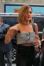 Lucy Hale - at the NBC studios in New York City, August 2015
