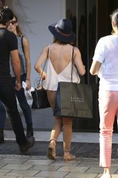 Lucy Hale - Shopping at The Grove in West Hollywood, August 2015