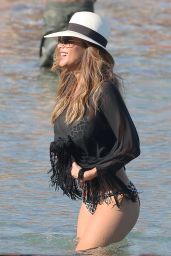 Nicole Scherzinger Hot in Bikini - Mykonos 2015