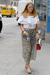 Olivia Palermo Casual Style - Out in NYC, August 2015