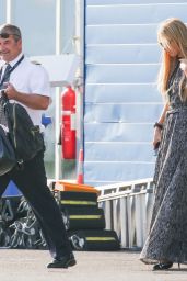 Paris Hilton at the Zurich Airport, August 2015