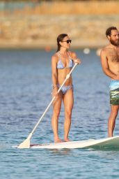 Pippa Middleton - Paddle Boarding in St Barths, August 2015