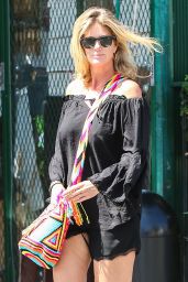 Rachel Hunter Shopping at Bristol Farms in West Hollywood, August 2015
