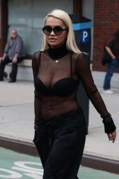 Rita Ora Casual Style - Out in New York, August 2015