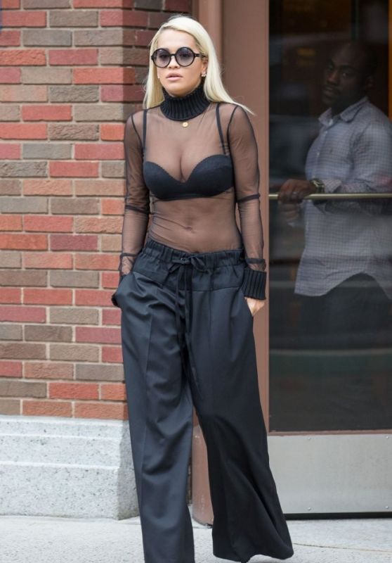 Rita Ora Casual Style - Out in New York, August 2015