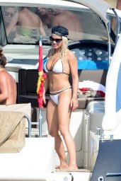 Rita Ora in Bikini - On a Yacht in Ibiza, August 2015