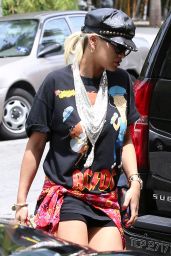 Rita Ora Street Style - Out in Burbank, August 2015