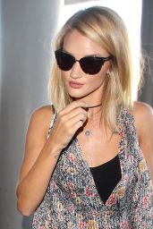 Rosie Huntington-Whiteley Casual Style - at LAX, August 2015