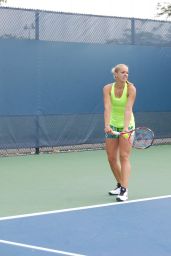Sabine Lisicki - 2015 WTA Cincinnati Training