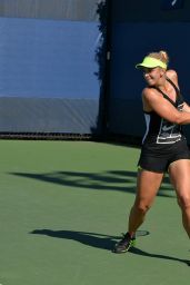Sabine Lisicki – Practice at the US Open in New York, August 2015