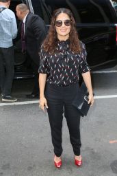 Salma Hayek - Out and About in New York City, August 2015