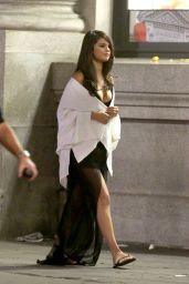 Selena Gomez - Same Old Love Music Video Set Photos, Los Angeles, August 2015