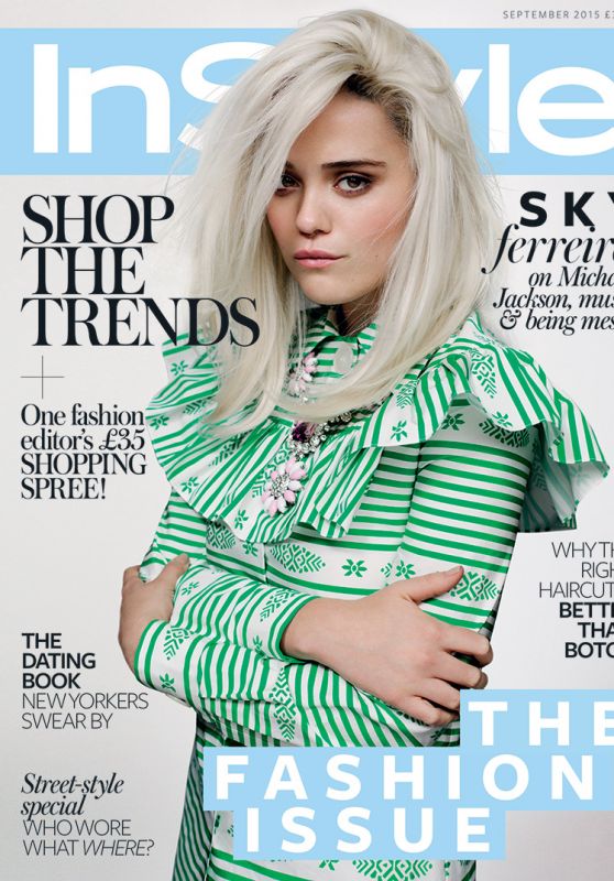 Sky Ferreira - InStyle Magazine UK September 2015 Cover and Photo