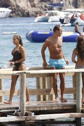 Sylvie Meis Hot in Swimsuit - On the Beach of Ibiza, August 2015