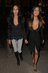 Talitha Minnis & Farah Sattaur - Night Out Style - at Steam And Rye, in London, to celebrate Talitha