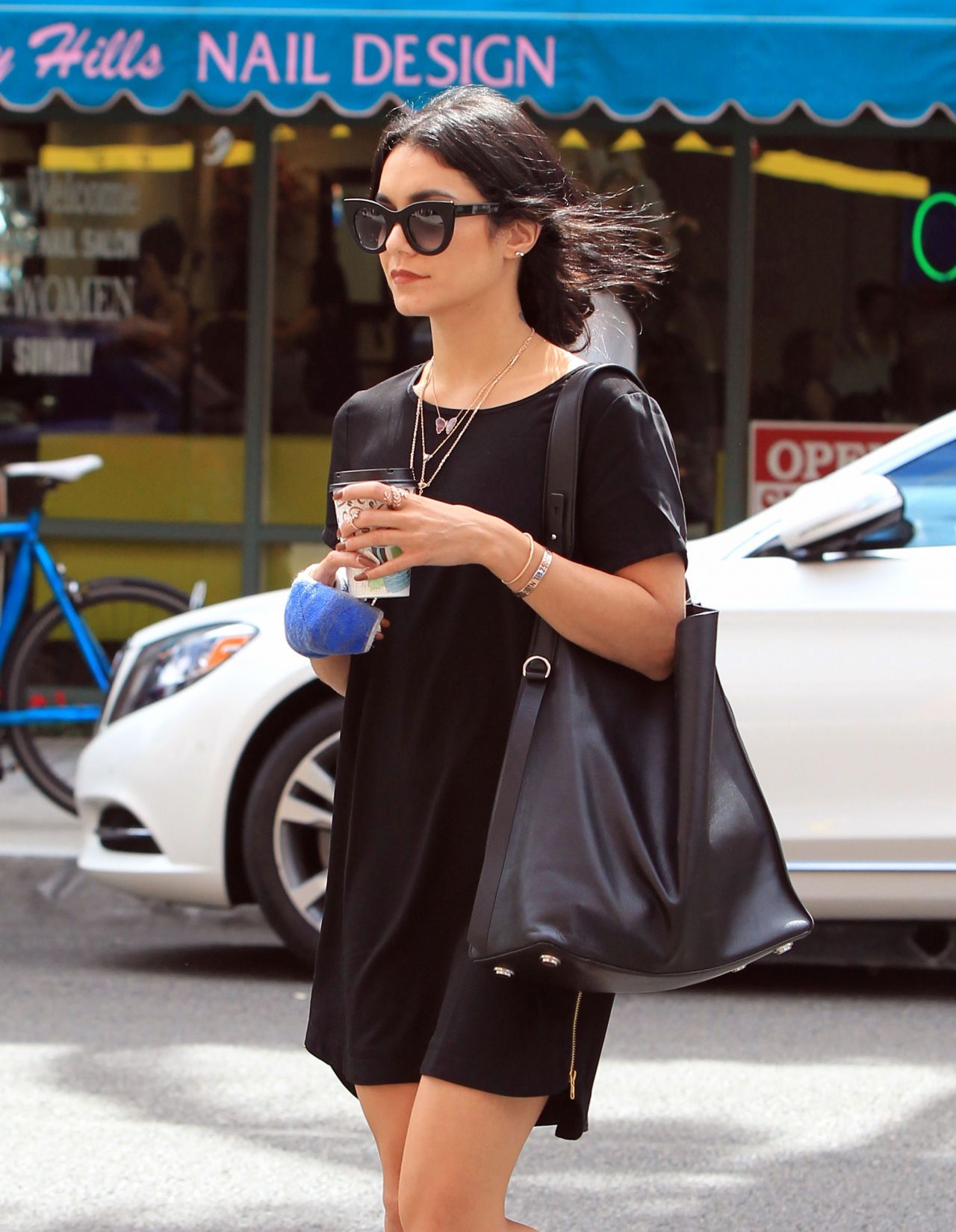 Vanessa Hudgens Shops at Rite Aid in Beverly Hills, August 2015 ...