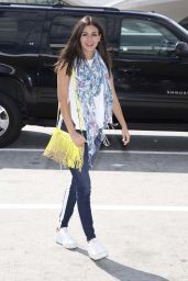 Victoria Justice Airport Style - at JFK, August 2015