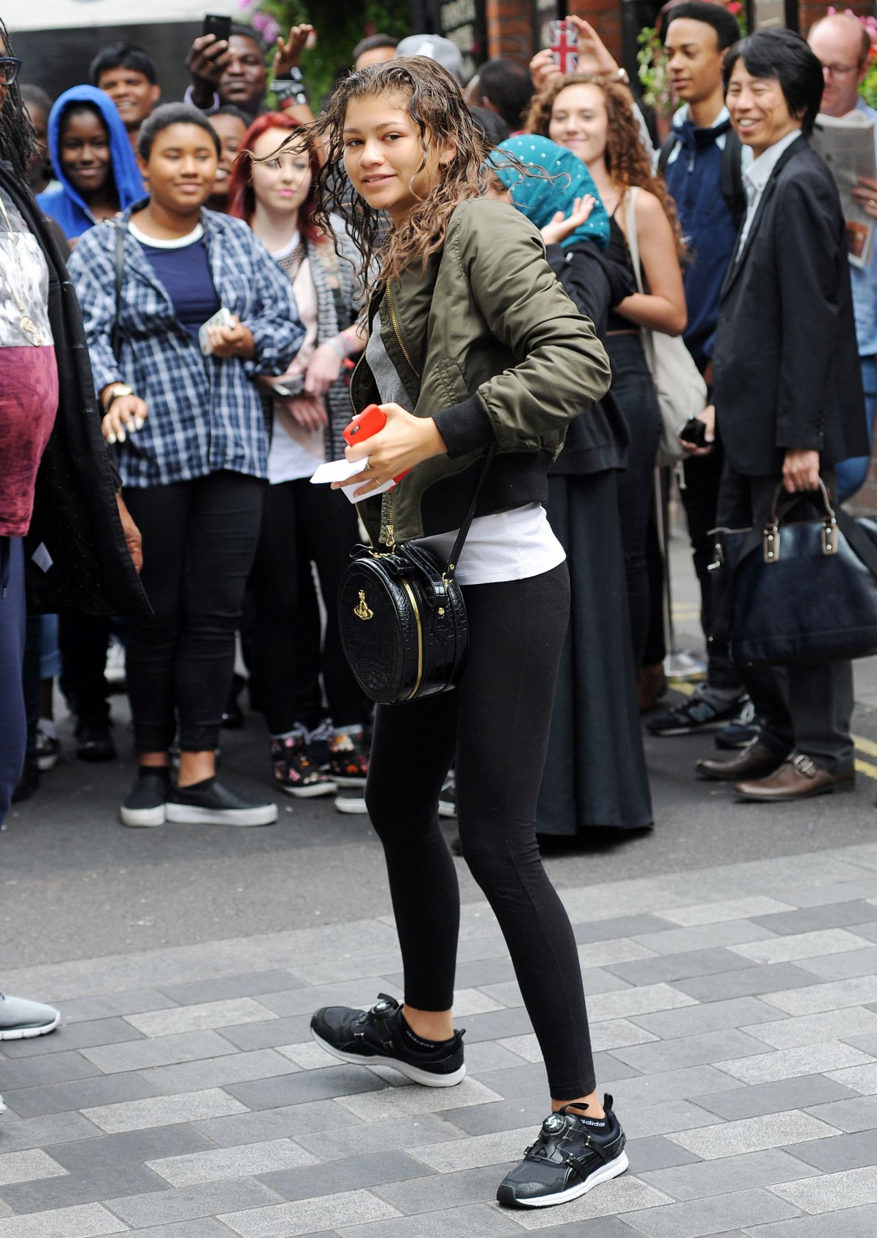 Zendaya in Tights - Outside Her Hotel in London, August 2015 • CelebMafia
