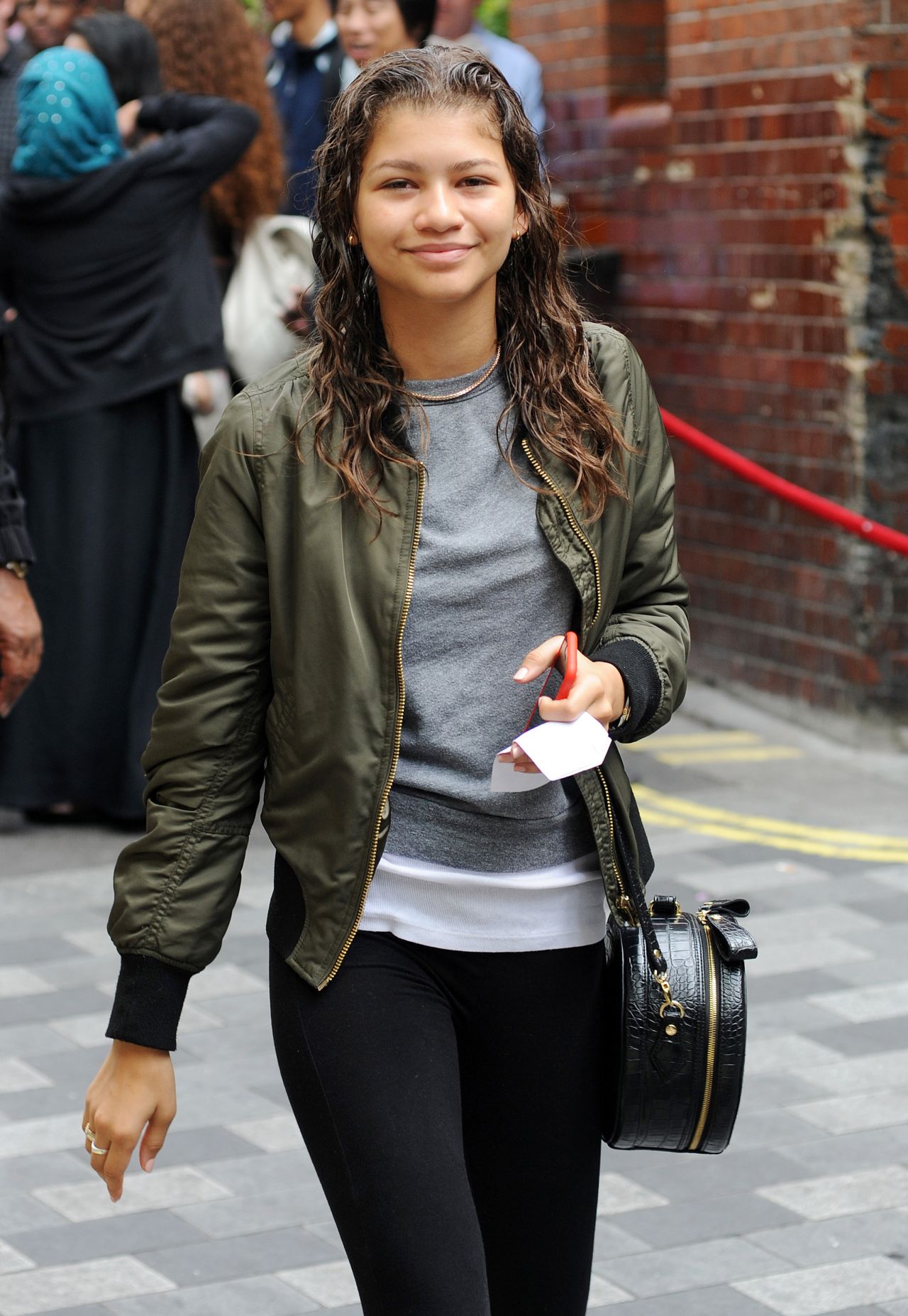 Zendaya in Tights - Outside Her Hotel in London, August 2015 • CelebMafia