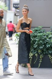 Zendaya Style - Arriving at an Office Building in NYC, August 2015