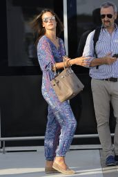 Alessandra Ambrosio Arrives at the Lido for the 72nd Venice Film Festival