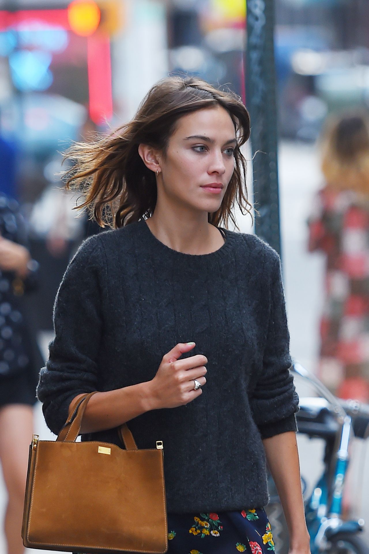 Alexa Chung - Out and About in NYC, August 2015