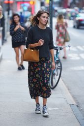 Alexa Chung - Out and About in NYC, August 2015